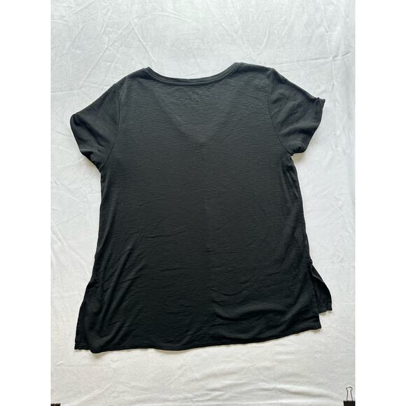 J Jill Black Shirt Size Large - Picture 5 of 5